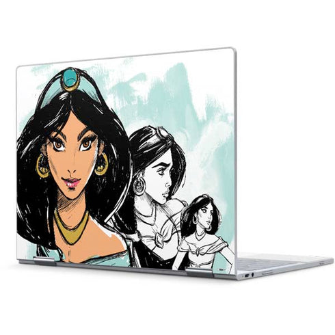 Disney Princess Jasmine Sketch Pixelbook Skin